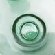 12 vintage Lesieur green glasses.