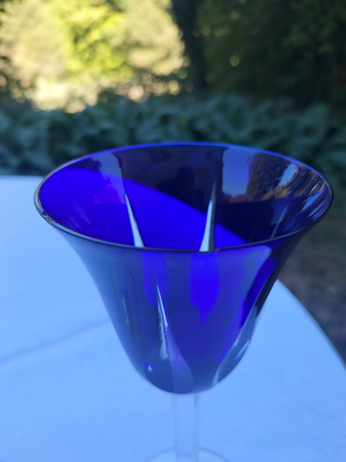 Cobalt glasses Saint Louis