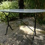 Bistro table 1900 in Carrara marble