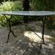Bistro table 1900 in Carrara marble