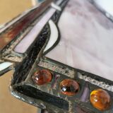 Tiffany style lamp, stained glass, art nouveau