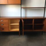Scandinavian modular bookcase Pira Mobel system year 60