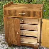Vintage 1950s 5-drawer chest of drawers