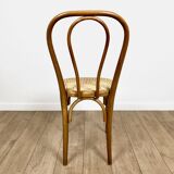 Bentwood and cane bistro chair