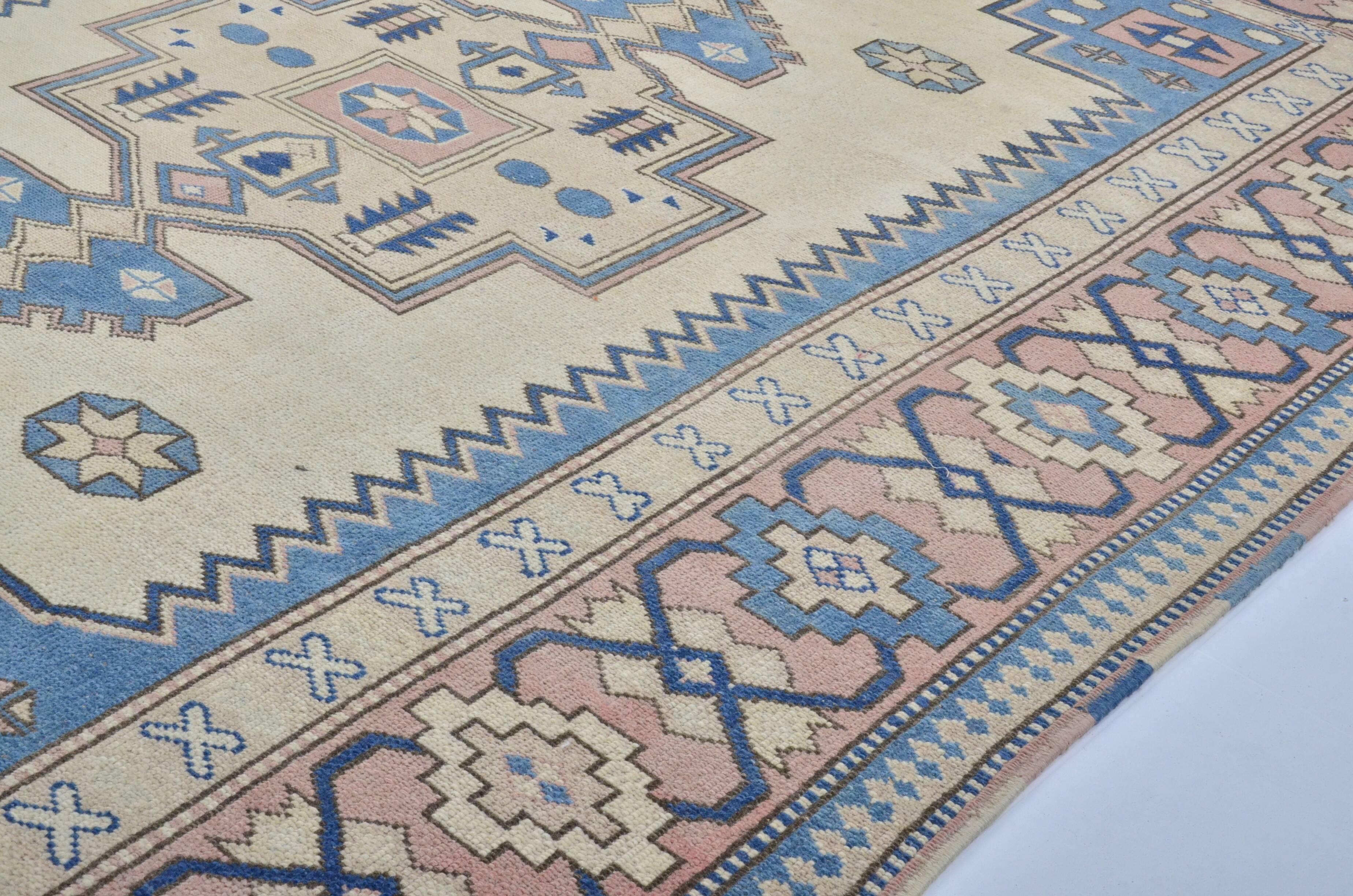 Large Vintage Oushak Rug sku 3520
