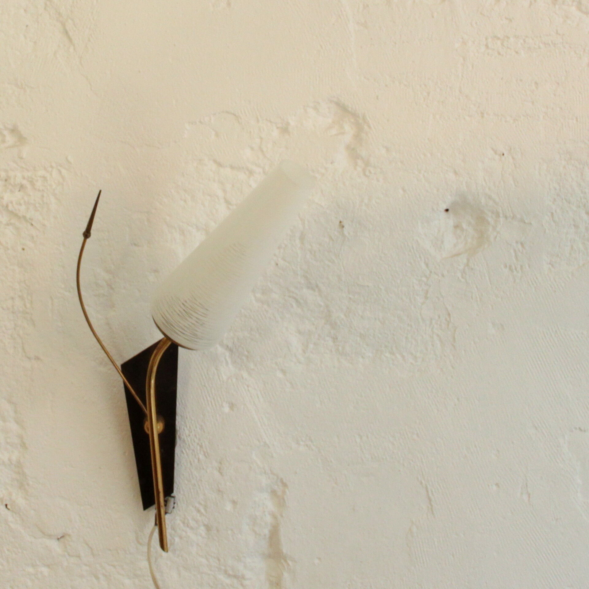 Pair of vintage tulip wall lamps 1950