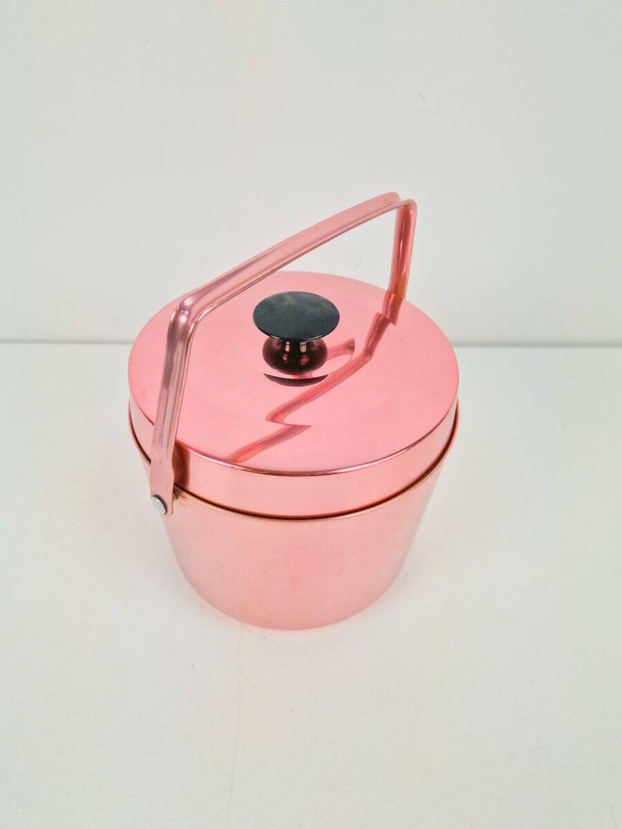 Purple Anodized Aluminium Ice Bucket by Alfi, Germany, 1960s
