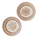 Set of 2 flat plates Petrus Regout, Tancrède