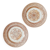 Lot de 2 assiettes plates Petrus regout, Tancrède