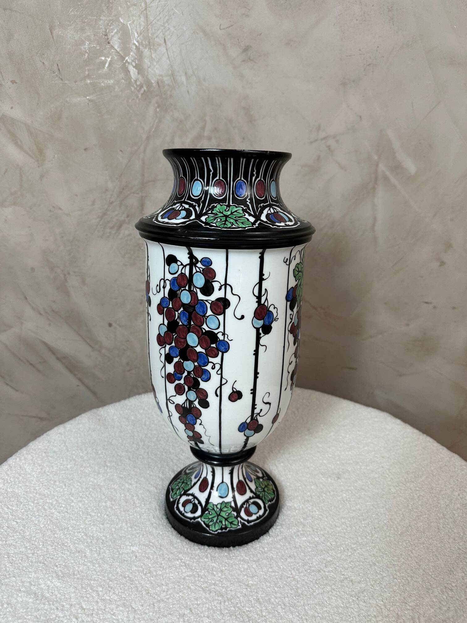 Art Deco vase signed