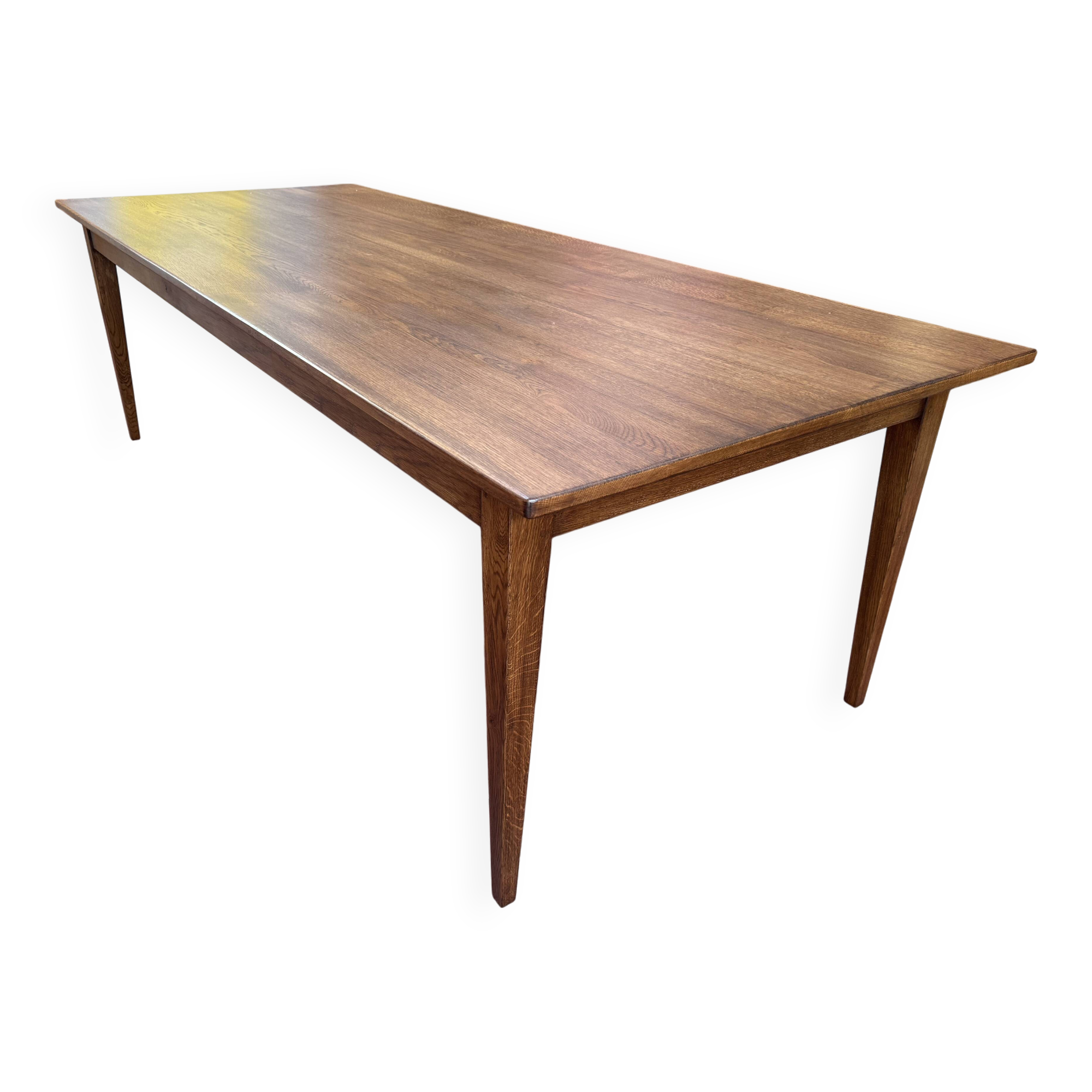 Oak farmhouse table