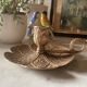 Brass flower candle holder