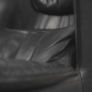 DS-23 leather lounge wing chair by Franz Josef Schulte for De Sede,1980
