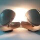Pair of Guzzini wall sconces - "Bugia" Giuseppe Cormio