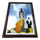 Vogue screen-printed mirror