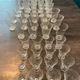 Lot of 19th century tulip crystal glasses