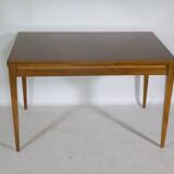 Extendable vintage dining table, walnut, 1960s
