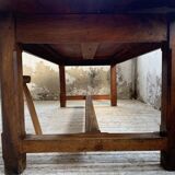 Rustic farmhouse table, solid oak, 2m