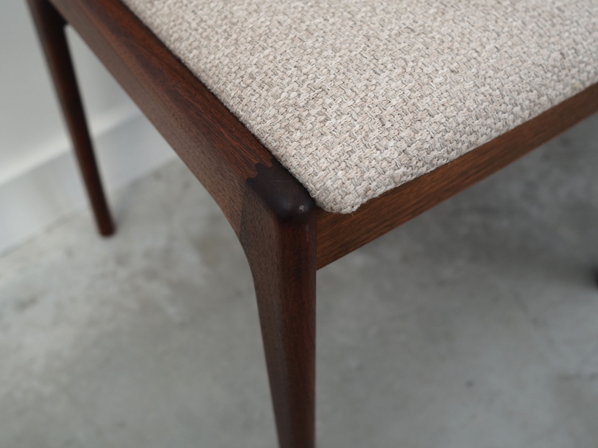 Set of four teak chairs, Danish design, 1970s, designer: Johannes Andersen