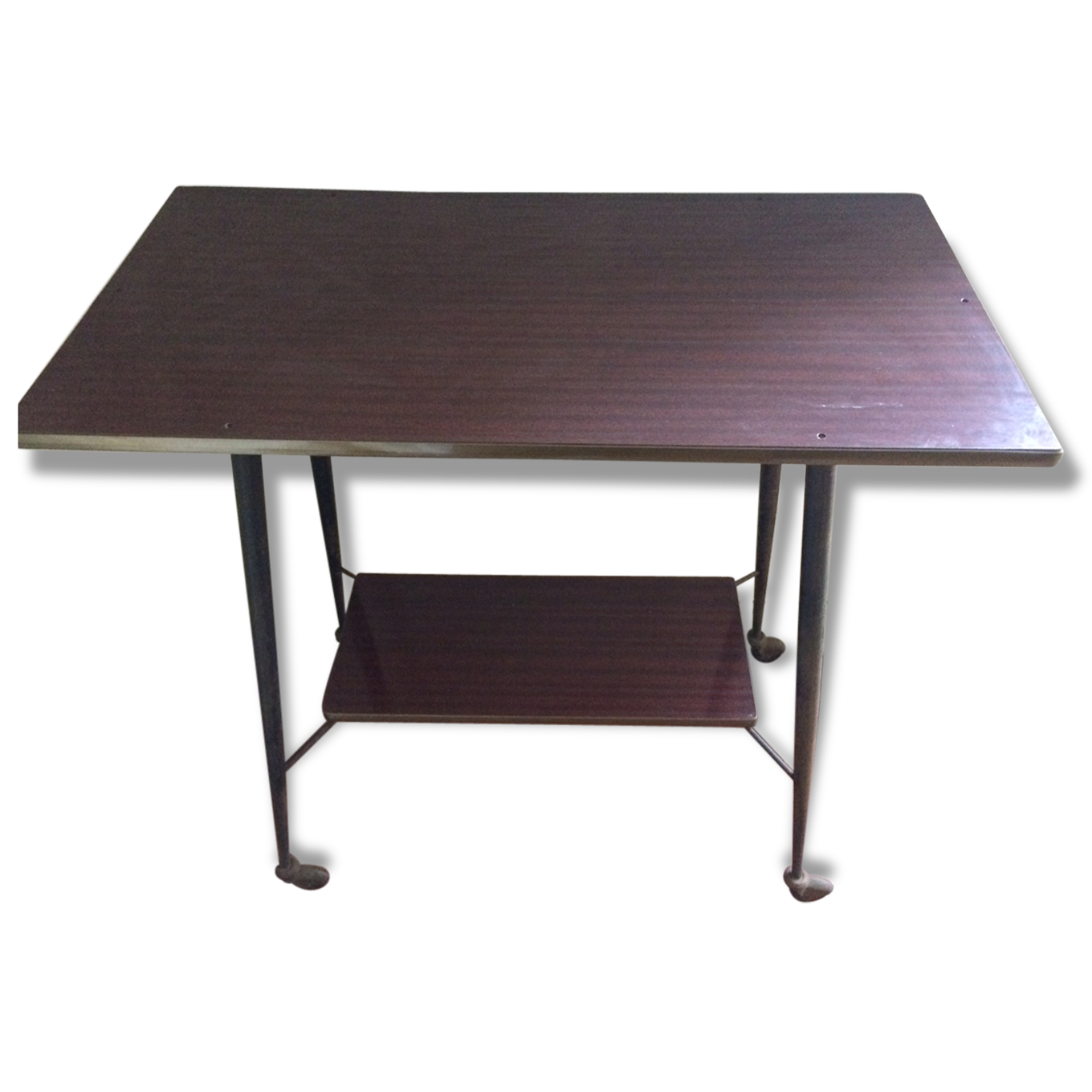 Console - meuble TV vintage années 70, pieds à roulettes | Selency meuble tv annee 70