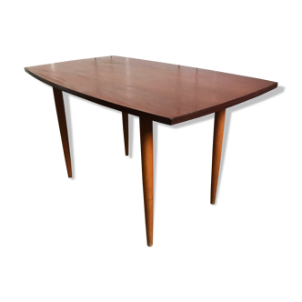 Table basse scandinave en teck Albert Tibro