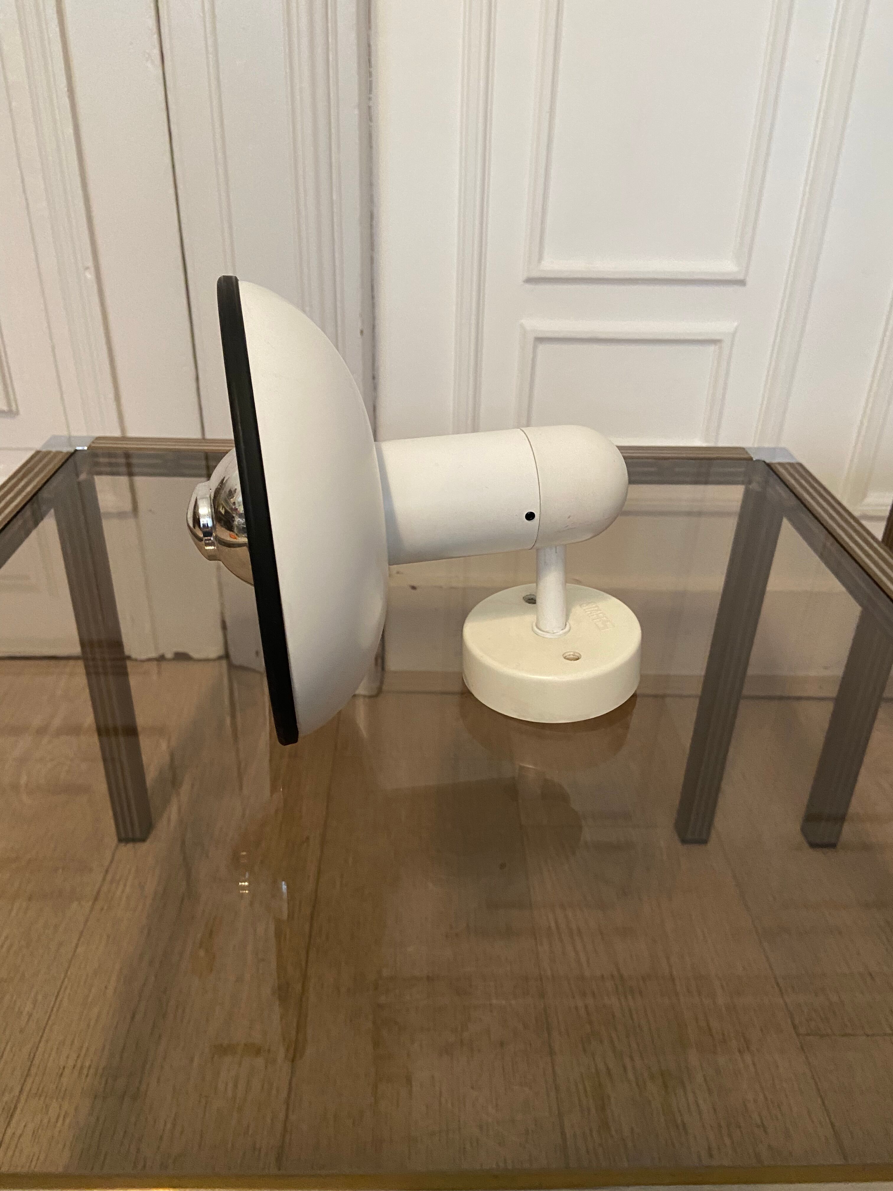 White wall lamp by Staff Lightening, Germany, 1980