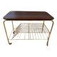 Table basse rangement disques