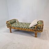 Italian Bamboo Daybed, 1960s