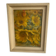 Old framed oil on canvas “Sunflowers”
