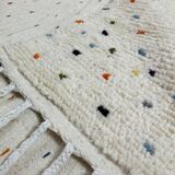 Beni Ouarain Berber Rug • Small colored dot pattern