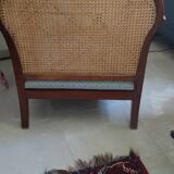 Cane armchair
