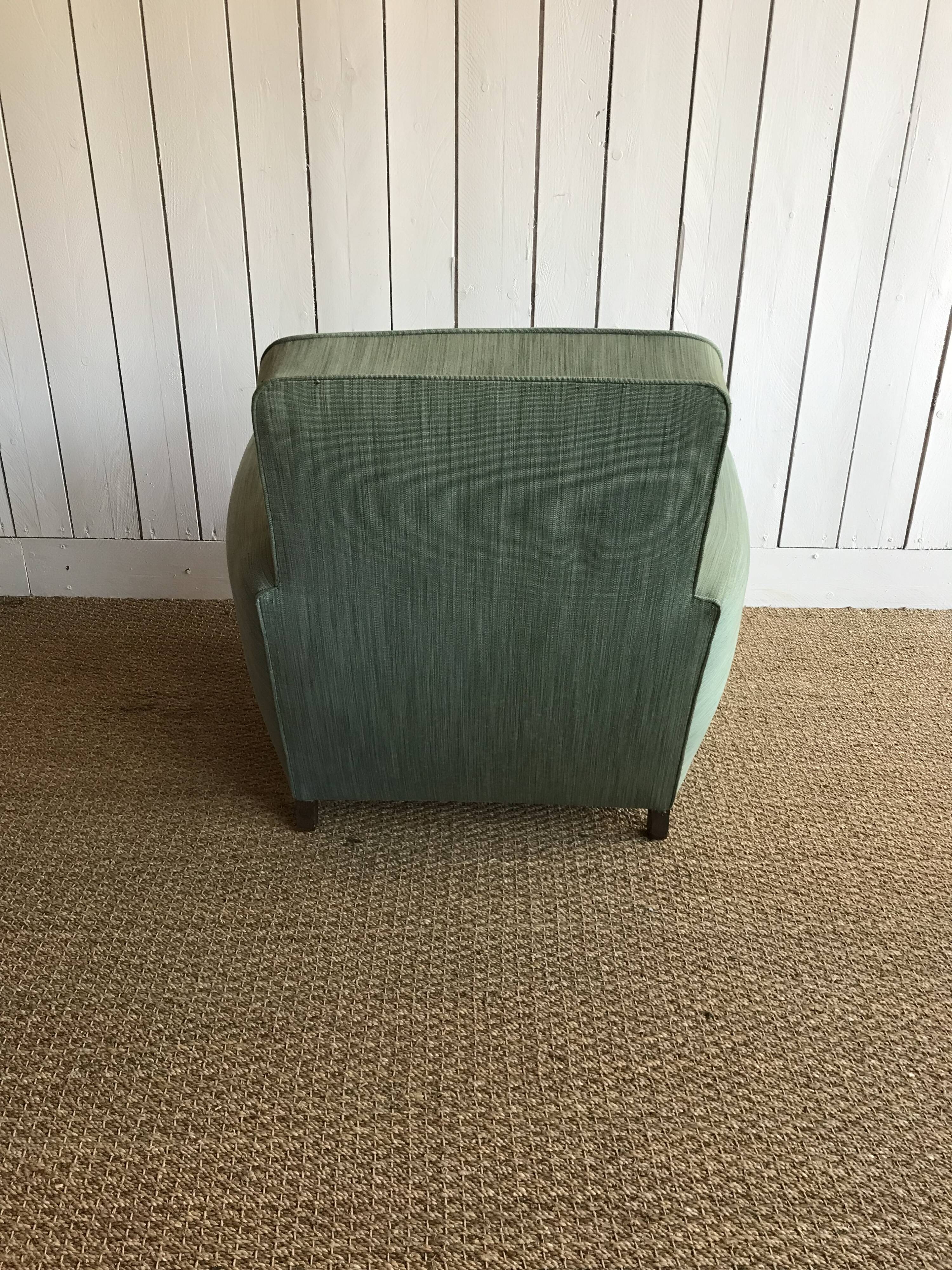 Fabric club armchair