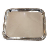 Small silver metal tray