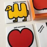 Set of 8 humorous vintage coasters