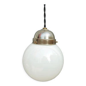 Suspension boule opaline