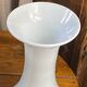 Pair of white opaline vases