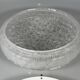 1960s 1970s Ceiling Lamp Ice Glass Doria Germany Space Age Design