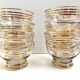 Set of 8 Glasses Coupes Bowls Champagne Alcohol Vintage Crystal Design