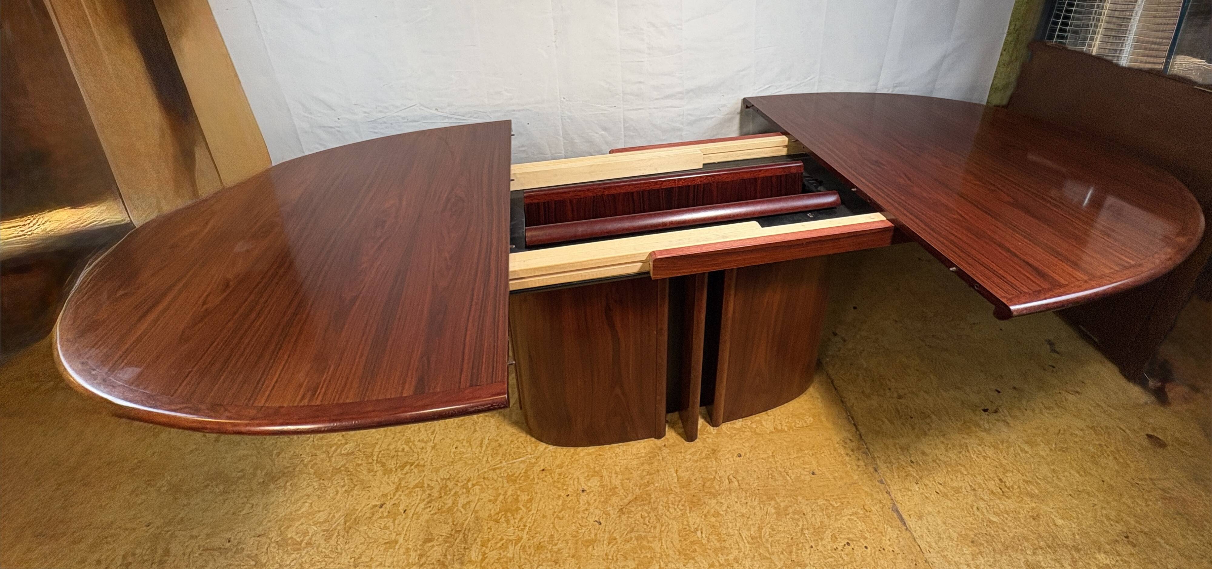 Exceptional Skovby Danish Rosewood Dining Table | Mid-Century | Sculptural