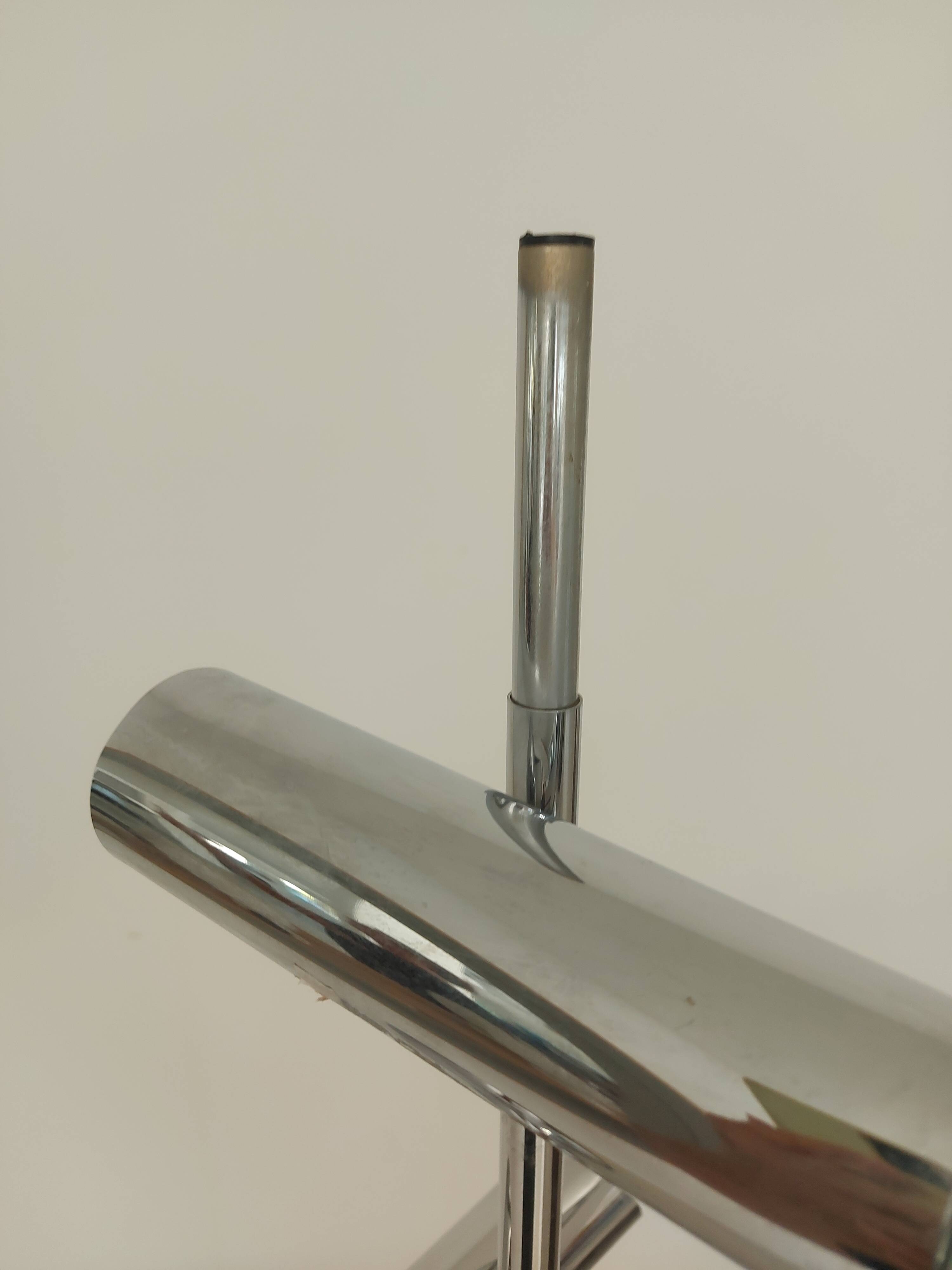 Vintage 70'S chrome floor lamp