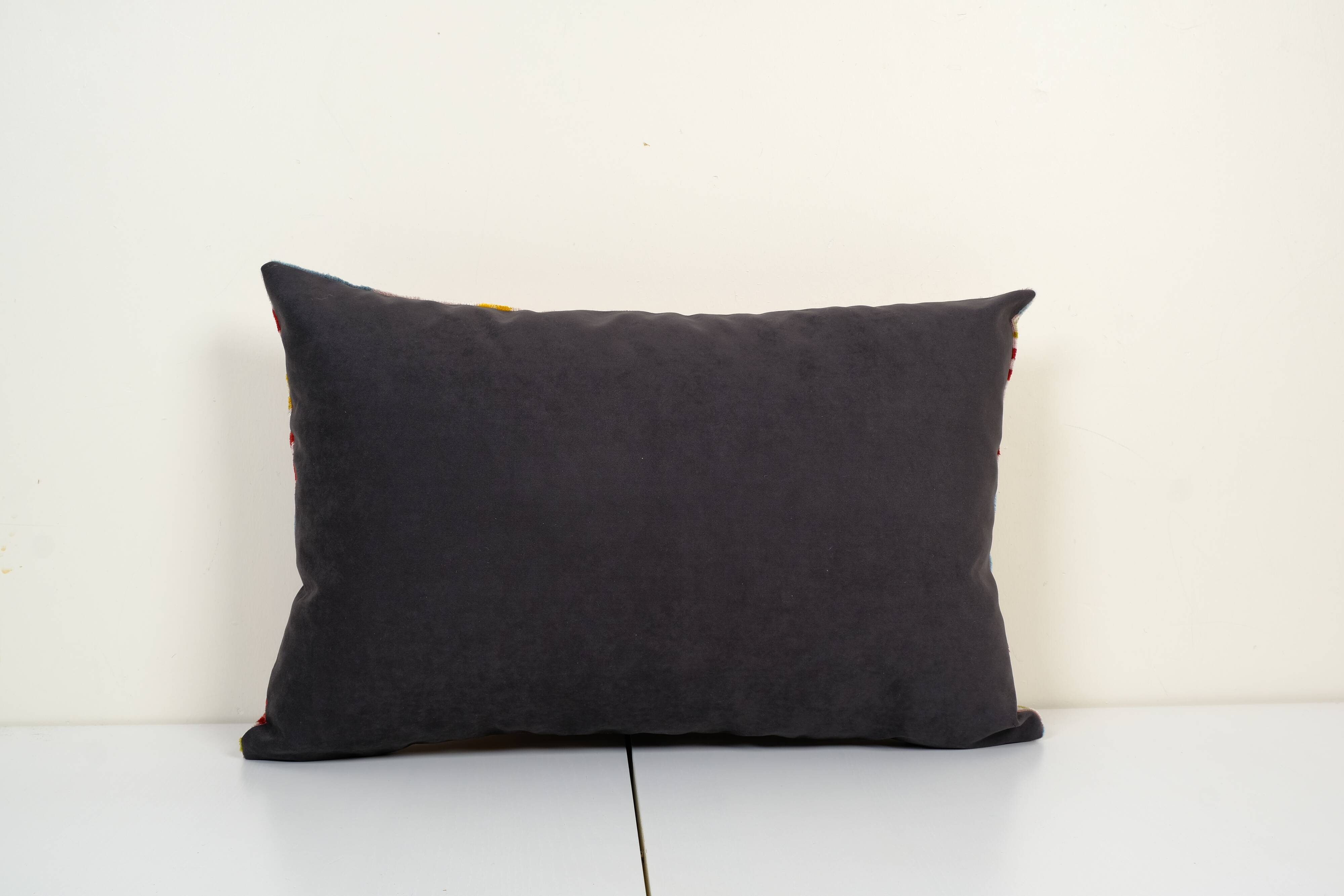 Ikat velvet pillow