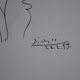 Picasso original lithograph 1959 Frédéric Joliot-Curie 38x28cm