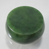 Boîte chinoise en jade vert