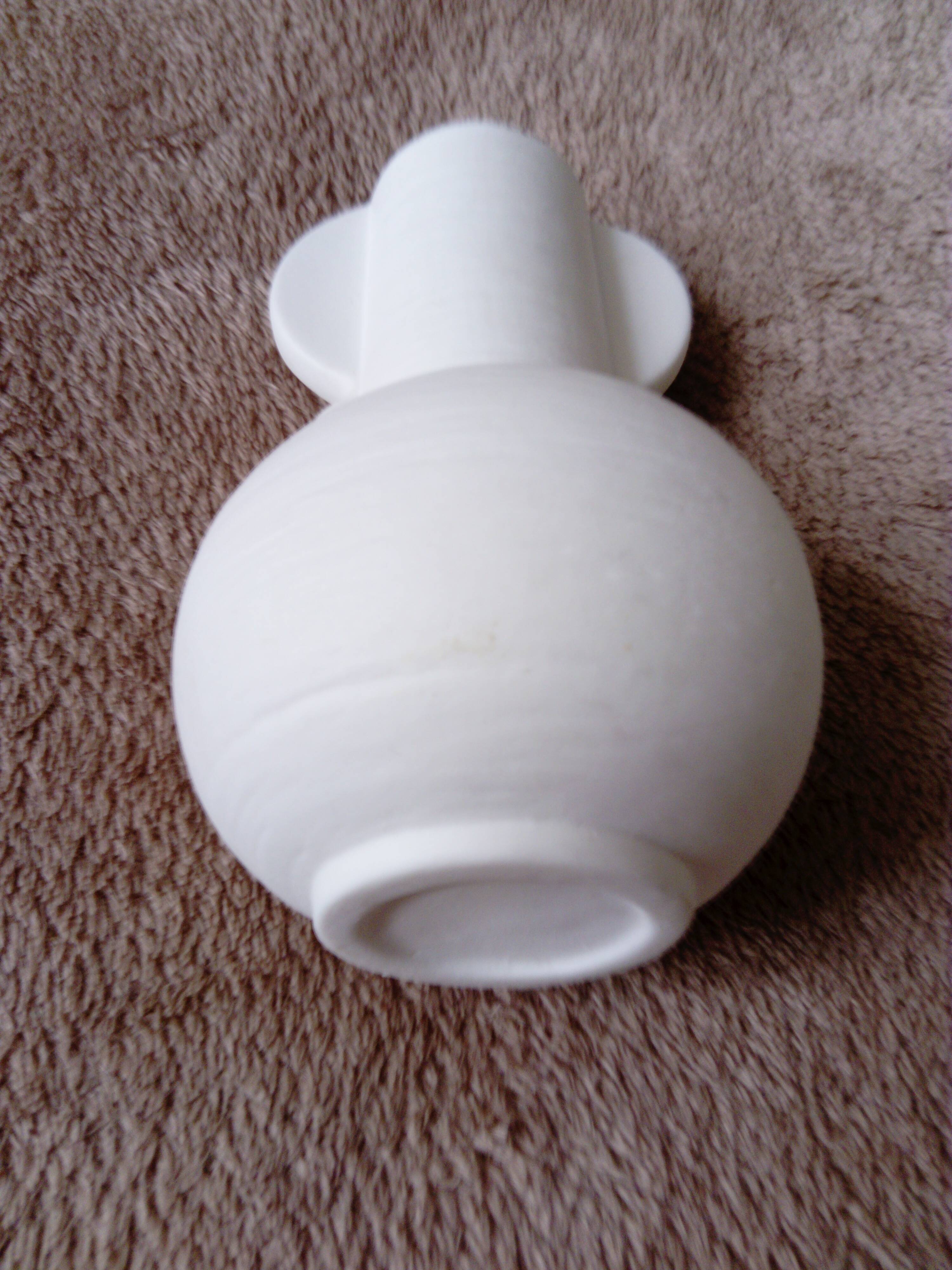 vase blanc design à double anses