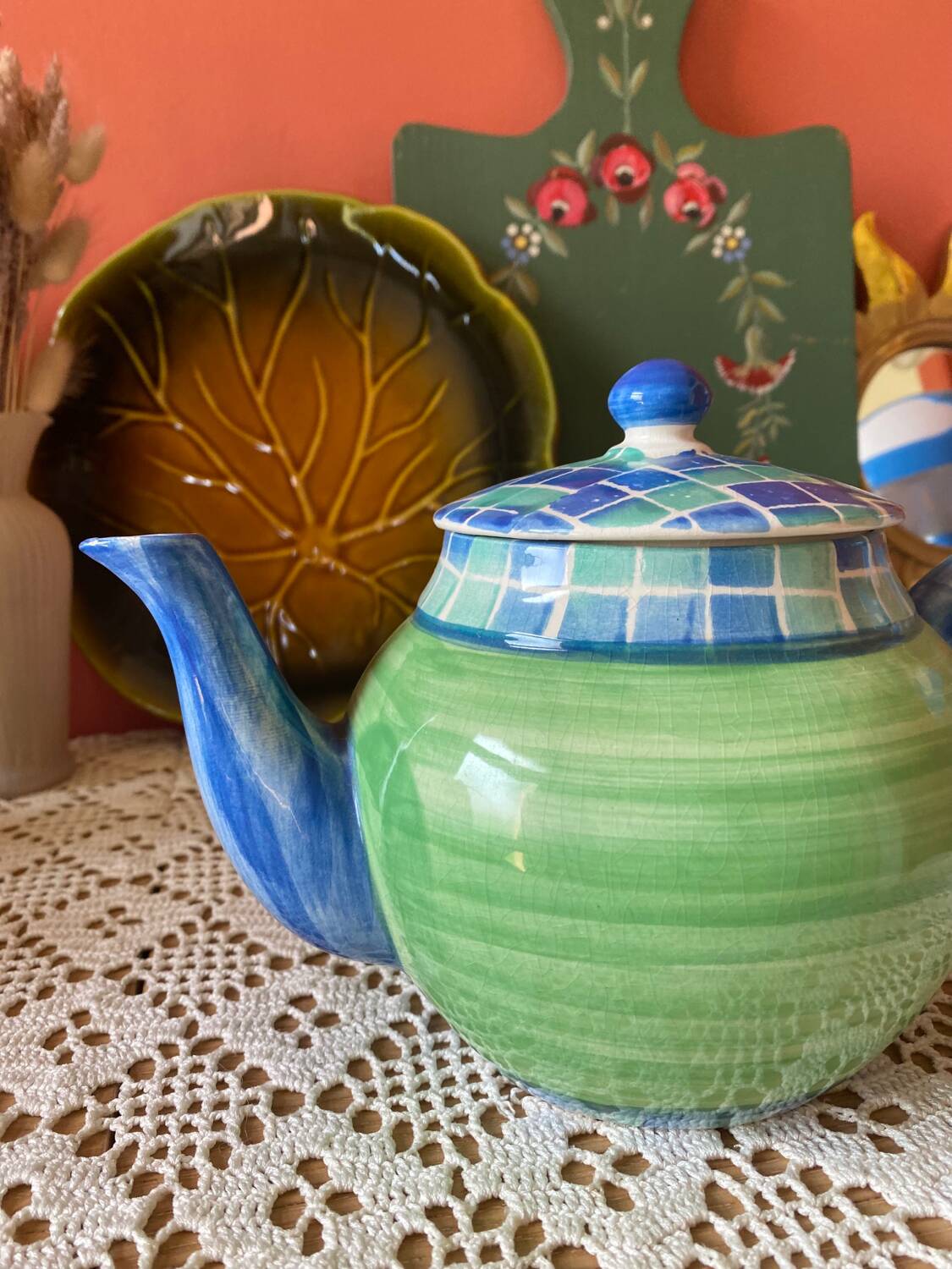 Colorful teapot