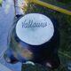 Glazed ceramic ashtray Vallauris blue with its Vintage pestle 70s