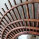 Vintage rattan mirror 'ortf'