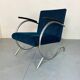 Fauteuil Bauhaus Art Déco en Acier Tubulaire par Jan Schröfer pour Ahrend De Cirkel, 1920s