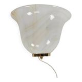 Wall lamp - Barovier & Toso style - marbled glass - applique - gold - 90s