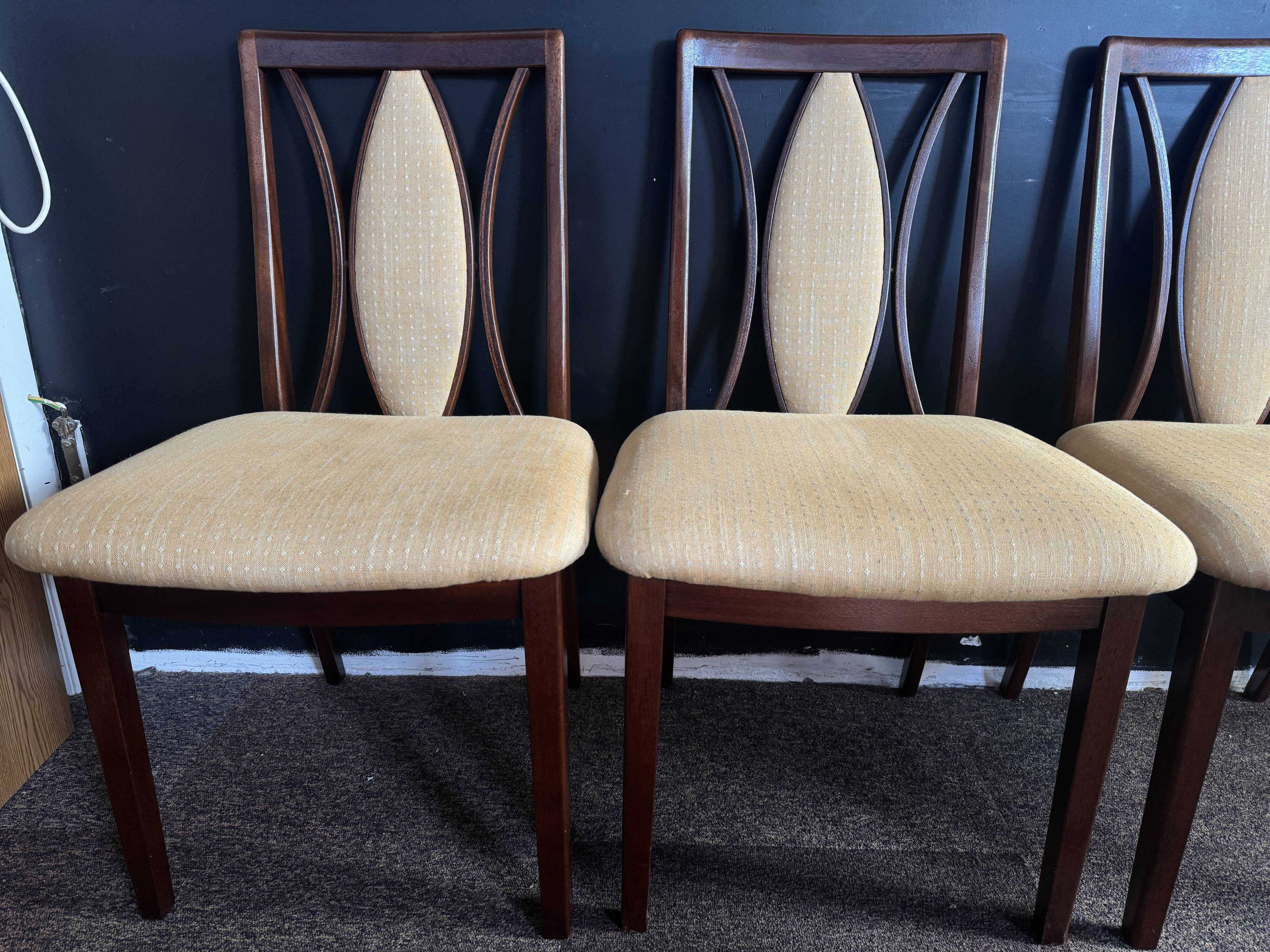 Set of 4 chairs - G-Plan - teak
